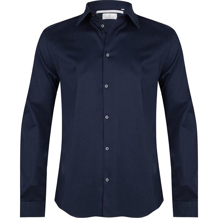 Presly & Sun Heren overhemd - Jack - Navy Top Merken Winkel